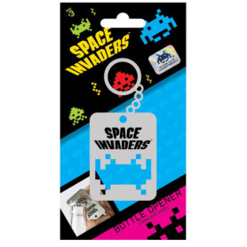 Décapsuleur Space Invaders en Acier Inoxydable - Accessoire Rétro pour Nostalgique des Années 80