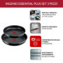 Set de Casseroles et Poêles Antiadhésives Lagostina Ingenio Essential Plus - 3 Pièces
