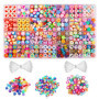 Kit de 420 Perles en Argile pour DIY - 28 Modèles Colorés