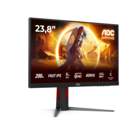 Moniteur Gaming AOC 24G4HA Full HD 24 Pouces 200 Hz Noir-Rouge
