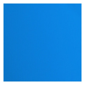 Papier Cartonné Florence Bleu Denim - 20 Feuilles Texturées 30,5x30,5 cm