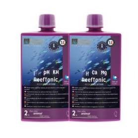 Reef Tonic 1 & 2 - Stabilisateur Aquariophilie 500 ML