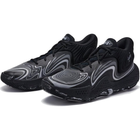 Chaussures de Basketball Under Armour Spawn 6 Mid - Noir EU 45 1/2