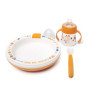 Set de Repas Suavinex avec Biberon et Plateau Thermique - 3 Pièces