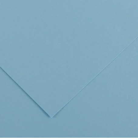 Pack de 25 Feuilles Canson Colorline 70x100 cm 220g Bleu Ciel