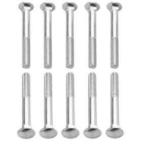 Boîte de 10 Vis à Tête Bombée en Acier Inoxydable A2 - M10x90mm