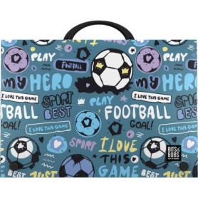 Mallette Scolaire Grafoplás Hero - Format Folio avec Poignée et Fermeture à Pression