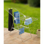 Séchoir à Linge WENKO Flex Pliable en Acier Inoxydable - 15 m de Capacité