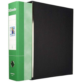 Classeur Esselte Essentials Vert - Lot de 8 avec Mécanisme à Levier