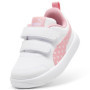 Sneakers PUMA Bébé Fille COURTFLEX V3 Dotty - Blanc et Rose