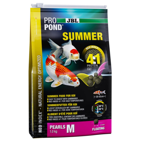 JBL Aliment Flottant pour Koïs - Perles M 1000g