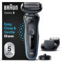 Rasoir Électrique Braun Series 5 avec Tondeuse et Brosse de Nettoyage