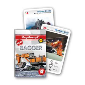 Jeu de Cartes Piatnik Excavatrice - Amusement Portable pour 10 ans et Plus