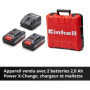Perceuse Visseuse à Percussion Sans Fil Einhell TP-CD 18 Li-i BL avec 2 Batteries