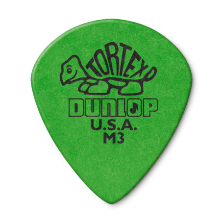 Médiator Tortex Jazz M3 pour Guitare - Vert