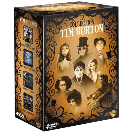 Coffret DVD Tim Burton : Charlie et la Chocolaterie, Sweeney Todd et Plus