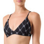 HUGO Helena Haut de Bikini Triangle Femme - Noir