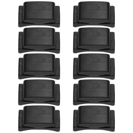 ECSiNG Lot de 10 Supports en Caoutchouc pour Médiators de Guitare