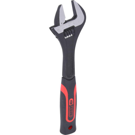 Clé à molette bi-matière KS TOOLS 10'' - Chrome Vanadium Noir/Rouge
