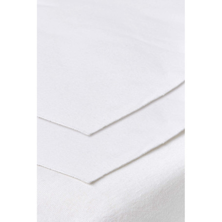 Meyco Alèse en Molleton pour Lit Junior - Pack de 2 - 75x100 cm - Blanc