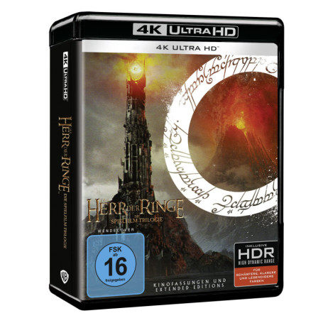 Le Seigneur des Anneaux : Édition Étendue Trilogie 4K Ultra HD 69,21 €