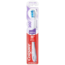 Colgate 360 Brosse à Dents Extra Douce pour Dents Sensibles avec Racloir de Langue 9,09 €