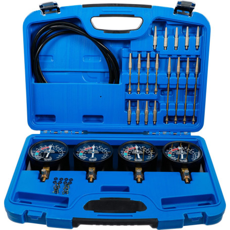 Appareil de Test de Synchronisation de Carburateur BGS 62670 avec 4 Chronomètres