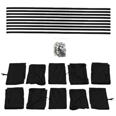 Rideaux Noirs Sur Mesure pour Mercedes Vito W447 - Protection Solaire