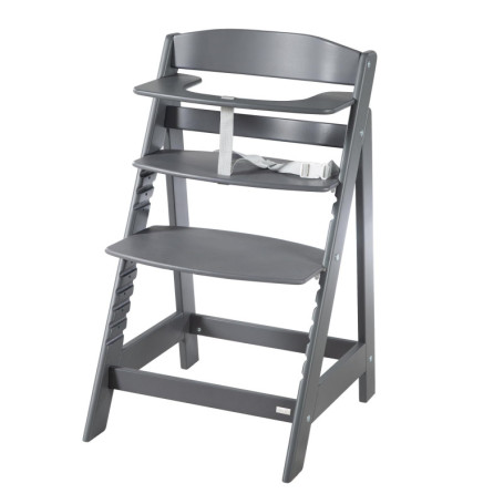 Chaise Haute Évolutive en Bois Roba Sit Up Click 'N' Flex - Anthracite