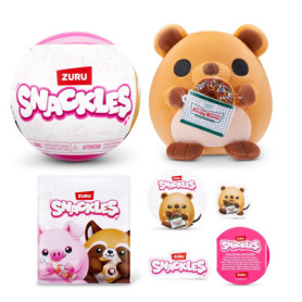 Snackles Peluche 12 cm avec Accessoire - Collection ZURU