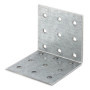 Équerre de Plaque Perforée Galvanisée 60x60 mm - Kit de 50 Alberts