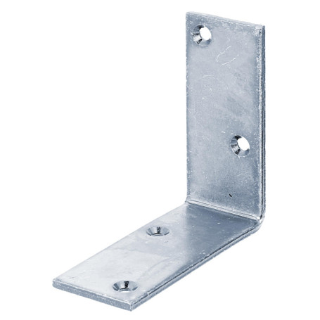 Lot de 20 Équerres Galvanisées Bleues 100x100 mm - Alberts