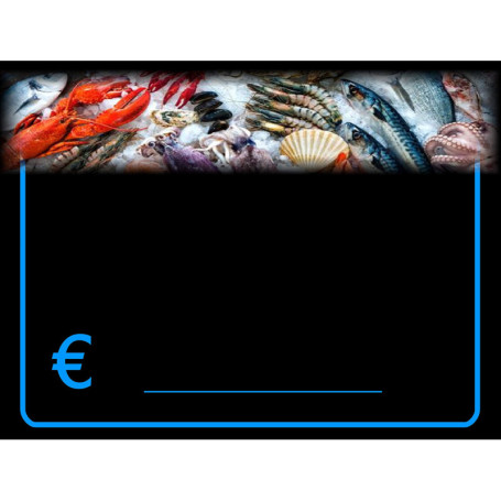 Lot de 30 Étiquettes de Prix Réutilisables pour Poissonnerie 56,84 €
