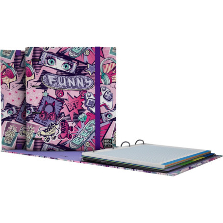 Classeur A4 Grafoplás avec Recharge et Intercalaires Manga Bits & Bobs