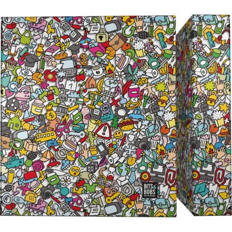 Classeur A4 Grafoplás 4 Anneaux Mixtes - Collection Bits&Bobs