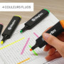 Lot de 4 Surligneurs Fluo Waytex - Couleurs Assorties pour Bureau et École