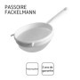 Lot de 2 passoires en plastique Fackelmann - 17 cm, blanches et légères