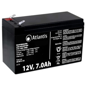 Batterie 12V 7Ah Atlantis pour Onduleur et Alarme