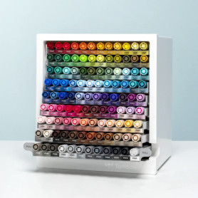 Organisateur de Bureau Tombow avec 108 Feutres ABT Dual Brush Pens