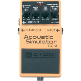 Pédale de Simulation Acoustique BOSS AC-3 - Transformez votre guitare électrique
