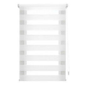 Store Enrouleur Nuit et Jour EasyFix - Installation Sans Outils - 72 x 180 cm - Blanc