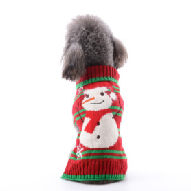 Pull d'Hiver pour Chien ABRRLO - Motif de Noël Tendance