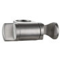 Support d'angle réglable en acier inoxydable pour pommeau de douche Tecmolog - Nickel