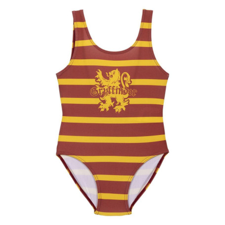 Maillot de Bain Fille Gryffondor Harry Potter - Une Pièce Multicolore