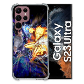Coque Renforcée en Verre Trempé pour Samsung Galaxy S23 Ultra - Manga Naruto