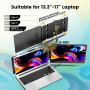 domyfan Moniteur pour Ordinateur Portable, 14 "1080P FHD Double Extension D'écran pour Ordinateur Portable, Plug and Play, pour 