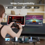 domyfan Moniteur pour Ordinateur Portable, 14 "1080P FHD Double Extension D'écran pour Ordinateur Portable, Plug and Play, pour 