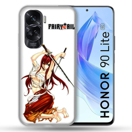 Coque Renforcée Multicolore pour Honor 90 Lite 5G - Manga Fairy Tail Erza