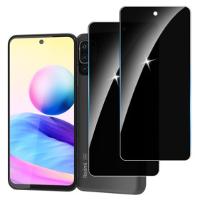 LYPHPE Verre Trempé Anti-Espion pour Redmi Note 10 5G - Protection Écran 9H