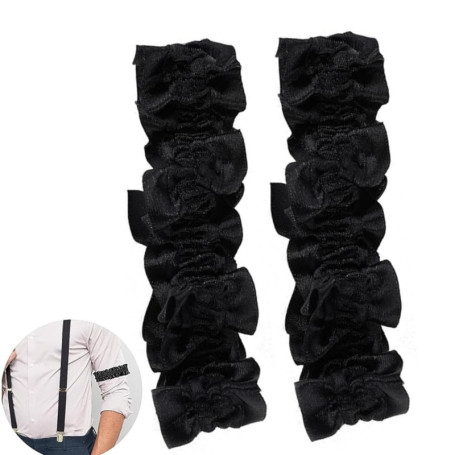 Brassards Élastiques Rétro Années 20 - Accessoire Chic pour Costumes